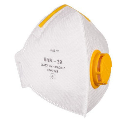 Респіратор Polax (напівмаска фільтруюча) з клапаном БУК - 2К (100-446)