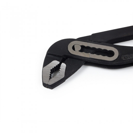 Ключ трубний Polax переставний, двокомпонентні ручки, 250 мм (44-004)