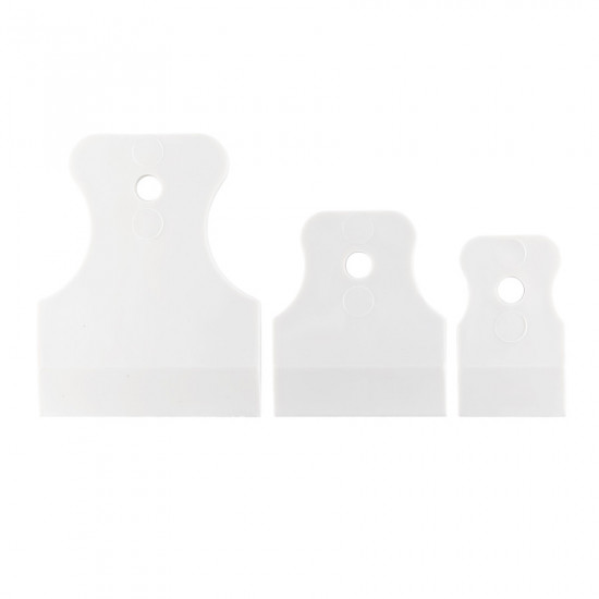 Набір шпателів Polax гумових для затирання швів 40, 60, 80 мм (100-075)