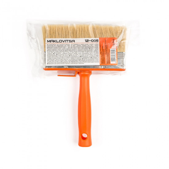 Пензель макловиця Polax 50 х 150 мм професійна змішаний ворс, пластикова ручка (12-005)