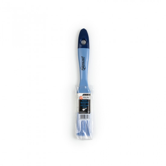 Пензель флейцевий Polax 1" тип "Acrylic" професійний, штучний ворс, пластикова ручка (03-007) Пензель флейцевий Polax 1" тип "Acrylic" професійний, штучний ворс, пластикова ручка (03-007)