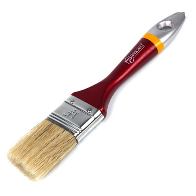 Пензель флейцевий Polax 1.5" професійний, змішаний ворс, дерев\'яна ручка, тип "Євро" (14-002)