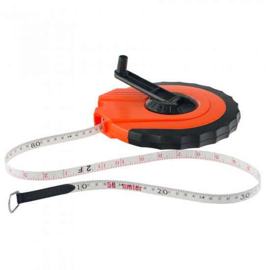 Рулетка Polax геодезичне скловолокно 50 м (29-007)