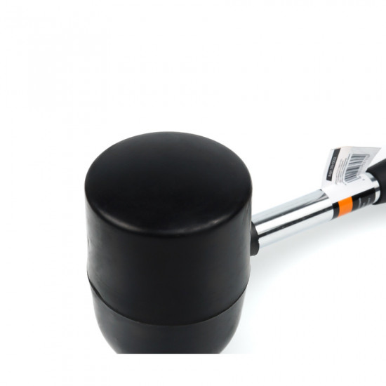 Киянка гумова чорна Polax, металева ручка, 1250 г (39-002)