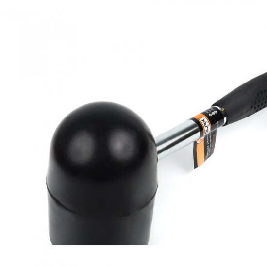 Киянка гумова чорна Polax, металева ручка, 1250 г (39-002)