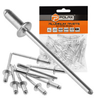 Заклепки алюминиевые вытяжные 3,2 х 12 мм Polax (37-006)