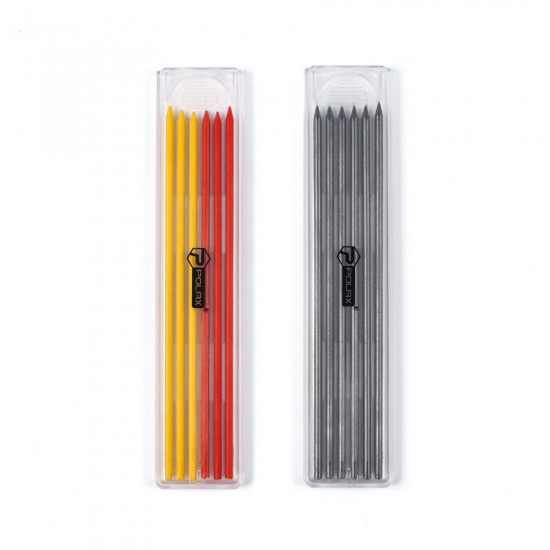 Олівець будівельний механічний Polax та стрижні (50-004)