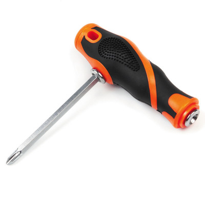 Викрутка двостороння переставна PH2xSL 6 мм Polax (51-034) Викрутка двостороння переставна PH2xSL 6 мм Polax (51-034)