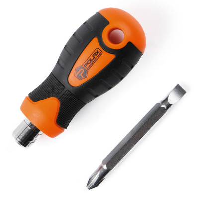 Викрутка з змінними бітами 2 в 1 Polax (51-040) Викрутка з змінними бітами 2 в 1 Polax (51-040)