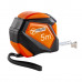 Рулетка Polax вимірювальна будівельна гумова нейлонове покриття автостоп 5 м х 19 мм (29-015)