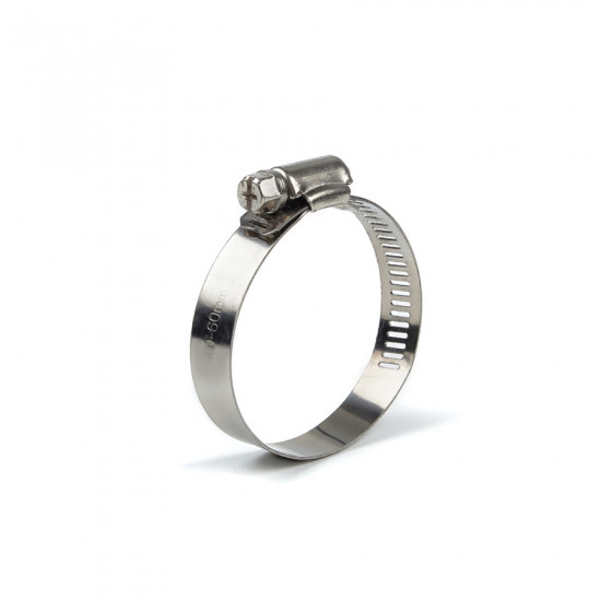Хомут 40-60 мм нержавіючий Polax черв\'ячний (37-029)