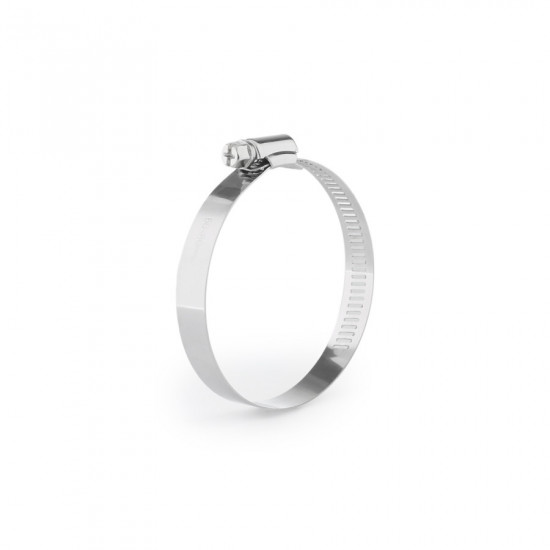 Хомут 60-80 мм нержавіючий Polax черв\'ячний (37-031)