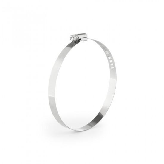 Хомут 110-130 мм нержавіючий Polax черв\'ячний (37-035)