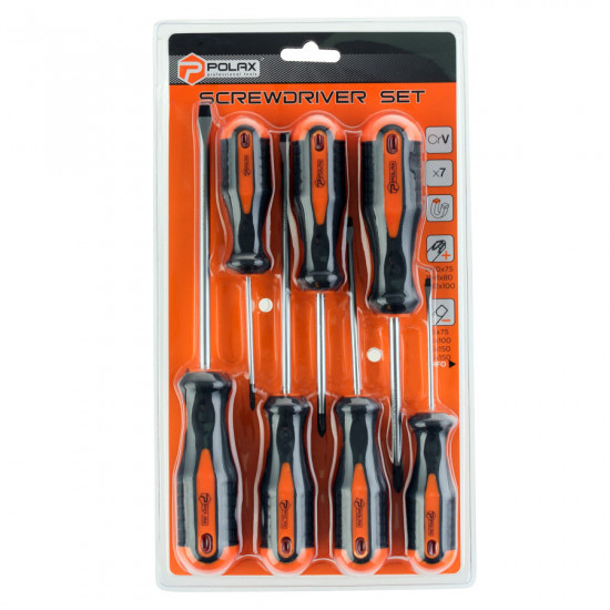 Набір викруток Polax 7 предметів (51-022)