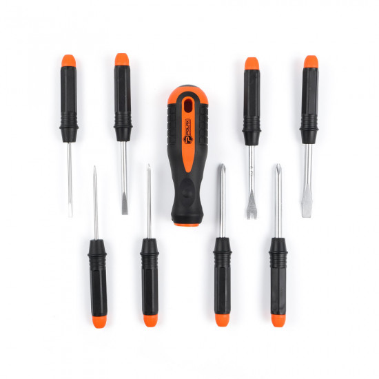 Набір викруток Polax зі змінними насадками 8 шт (51-039)