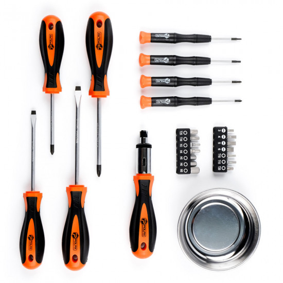 Набор отверток и бит Polax 24 предмета (51-052)