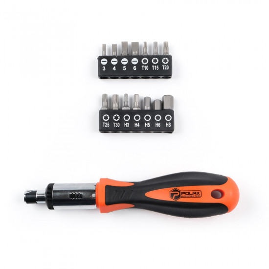 Набор отверток и бит Polax 24 предмета (51-052)
