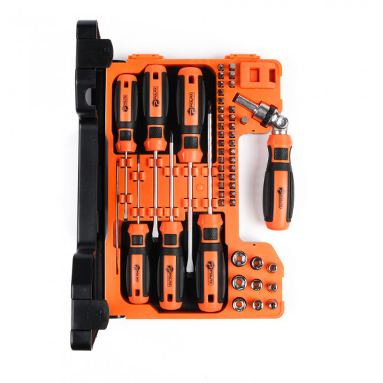 Набір викруток, біт і насадок Polax 51 предмет (51-053)