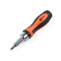 Викрутка Polax с реверсом, сменными насадками и битами 38 в 1 (51-054)