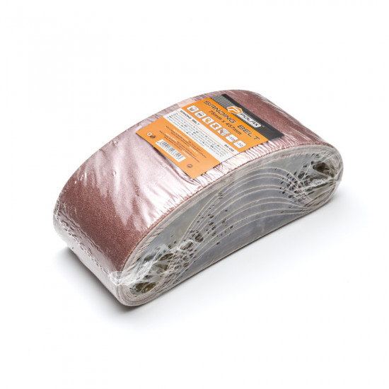 Шліфувальна стрічка нескінченна Polax для стрічкових шліфувальних машин 75*457 мм зерно К120 (54-012)