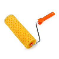 Валик структурний "Горошок" 8х80х250 мм професійний Polax з ручкою (21-008) Валик структурний "Горошок" 8х80х250 мм професійний Polax з ручкою (21-008)