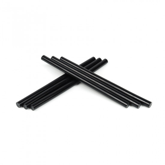 Стрижні клейові Polax чорні 11,2 х 200 мм 6 шт (32-008)