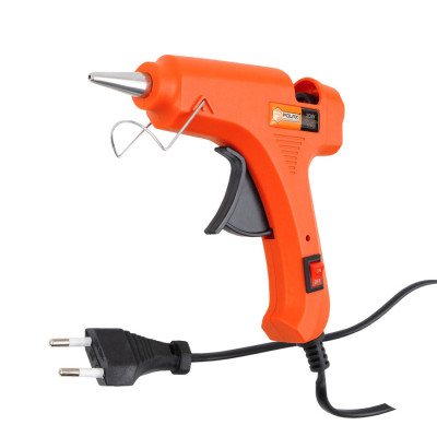 Клейовий пістолет Polax з вимикачем 8 мм 20 Вт (32-020)