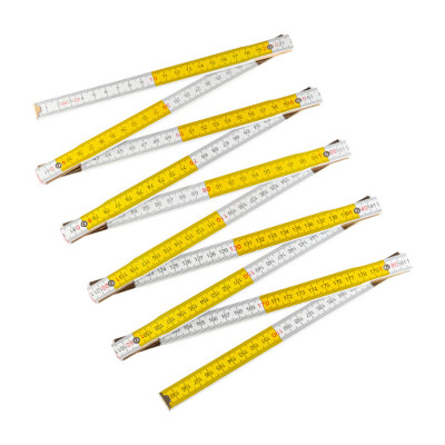 Лінійка дерев\'яна складна Polax 2 м (38-072)