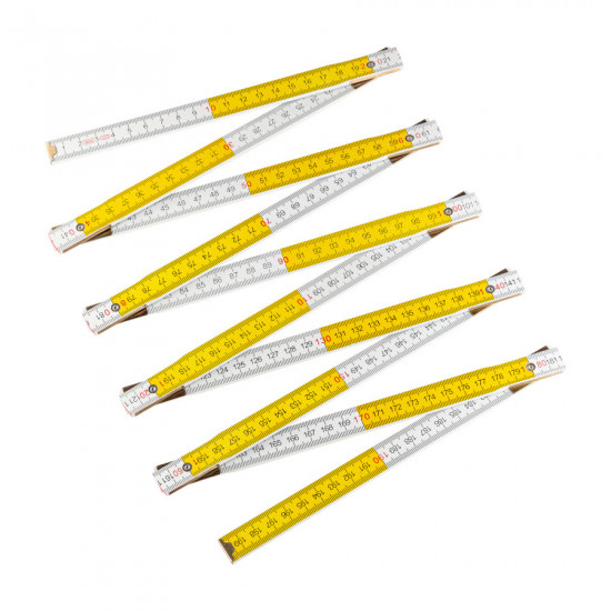 Лінійка дерев\'яна складна Polax 2 м (38-072)