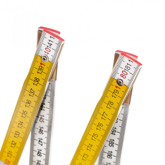 Лінійка дерев\'яна складна Polax 2 м (38-072)