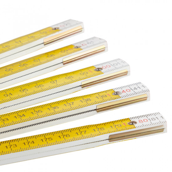 Лінійка дерев\'яна складна Polax 2 м (38-072)