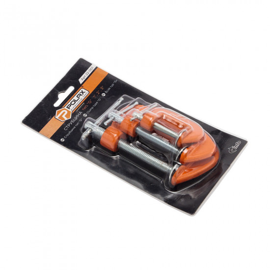 Набір струбцин Polax G-подібна 1" 2" 3" (22-001)