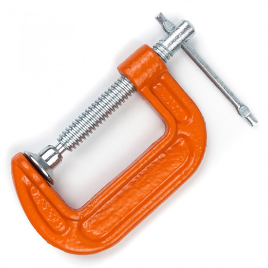 Струбцина Polax столярна G-подібна 3" 75 мм (22-003)