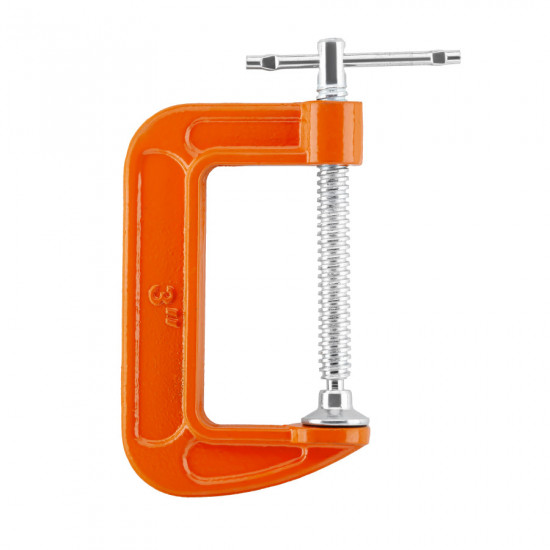 Струбцина Polax столярна G-подібна 3" 75 мм (22-003)