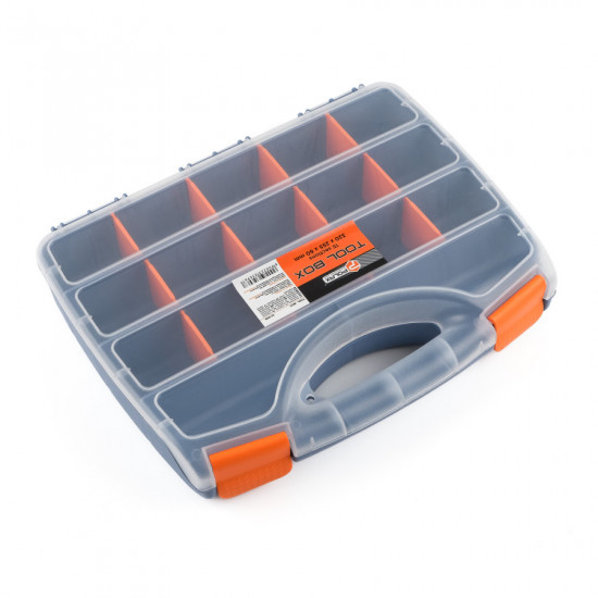 Органайзер пластиковий господарський для зберігання 15 секцій 320х255х60 мм, Polax (01-009)