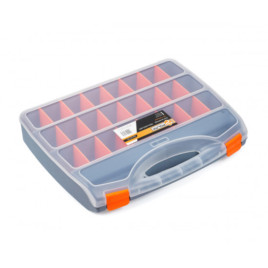 Органайзер пластиковий господарський для зберігання, 24 секції 460х360х80 мм, Polax  (01-011)