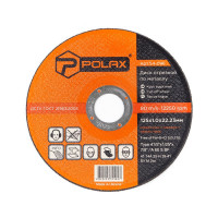 Диск Polax абразивний відрізний по металу 41 14А 125х1х22,23 (54-096) Диск Polax абразивний відрізний по металу 41 14А 125х1х22,23 (54-096)