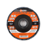 Диск шліфувальний пелюстковий 125*22, К60 Polax оксид цирконію (54-091)