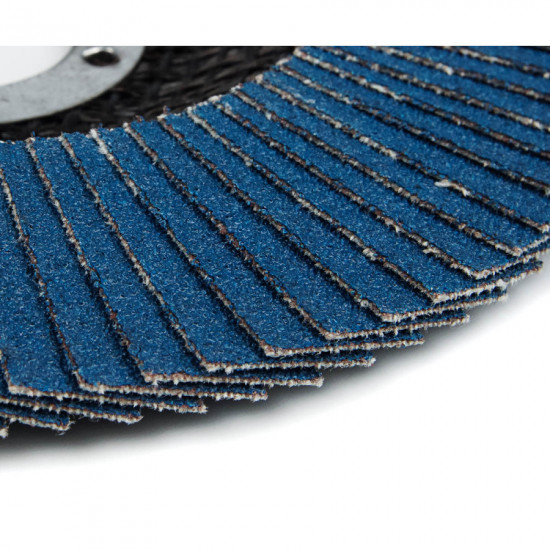 Диск шліфувальний пелюстковий 125*22, К100 Polax оксид цирконію (54-093)