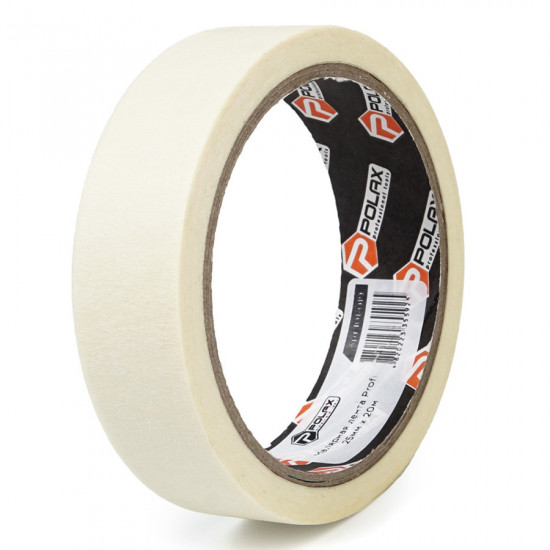 Малярна клейка стрічка Polax Profi 25 мм х 20 м (101-019)