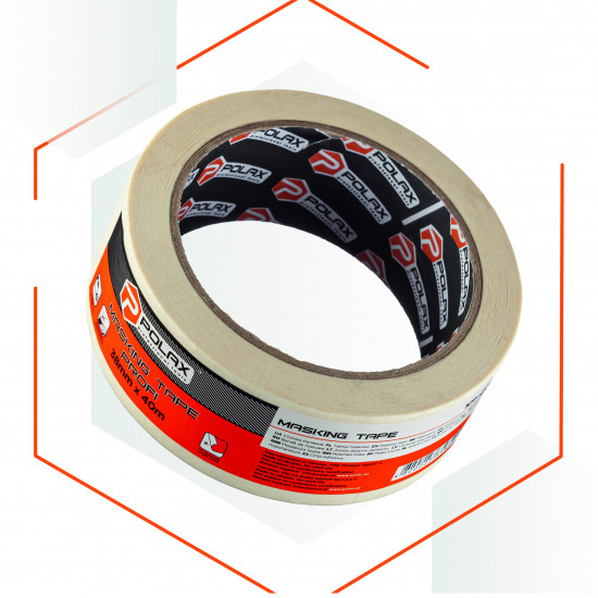 Малярная клеящая лента Polax Profi 38 мм х 40 м (101-070)
