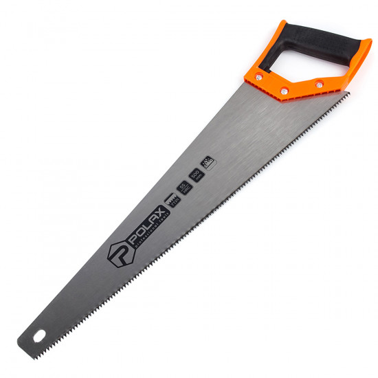 Ножівка пила по дереву Polax з розпеченим зубом 500 мм 55 HRC (47-007)
