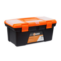 Ящик для інструментів Polax пластикові замки 16" (01-016)