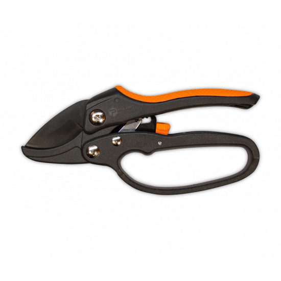 Секатор садовий Polax із храповим механізмом (70-023)