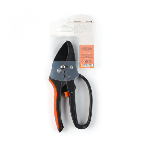 Секатор садовий Polax із храповим механізмом (70-023)