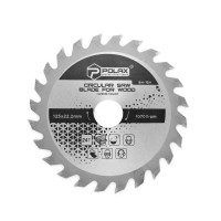 Диск пильний Polax по дереву з твердосплавними напайками 125x22.2/20, 24Т (54-154)