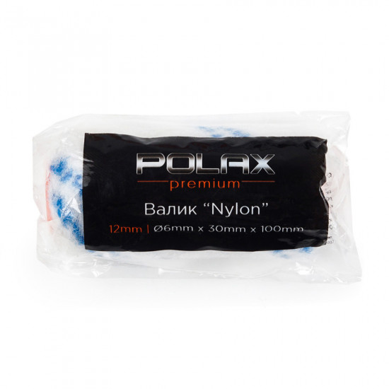Валик "Нейлон" 6х30х100 мм Polax (02-021)