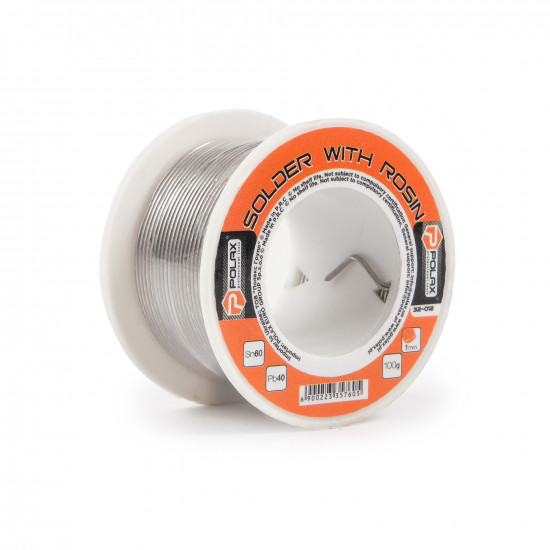 Припій з каніфоллю 1мм 100g Polax (32-012)