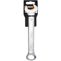 Ключ ріжково-накидний Polax CrV DIN 3113 Satin finish 32 мм (25-053)