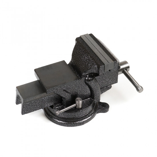 Лещата слюсарні Polax настільні поворотні 100 мм (25-099)